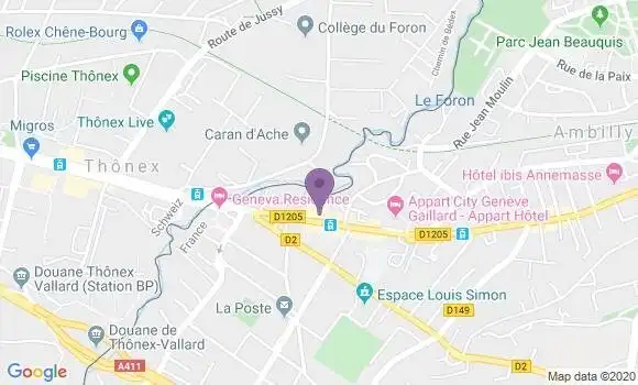 Localisation Cardone Poncey Fanny