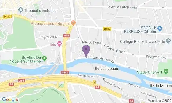 Localisation Klein Myriam