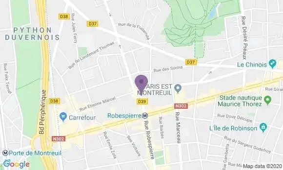 Localisation Graves Julien