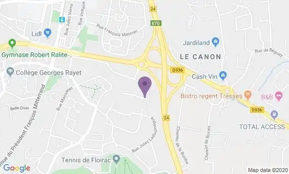 Localisation Baudet Jean Pierre