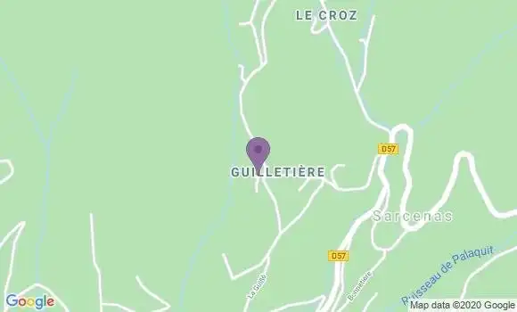 Localisation Vernay Huguette