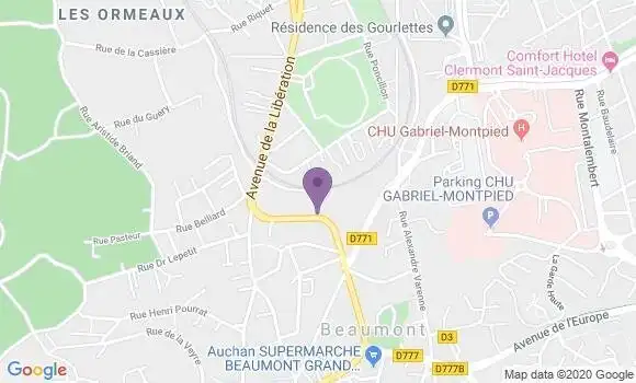 Localisation Condamin Hervé