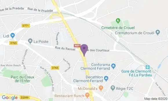 Localisation Faure Philippe