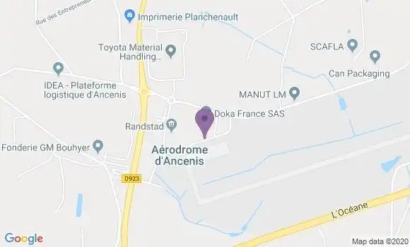 Localisation Guillou Blandine