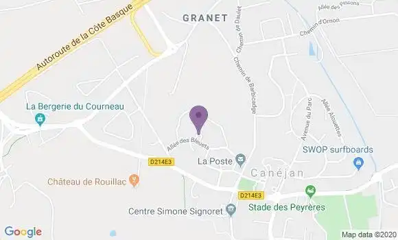Localisation Bouter Aurore