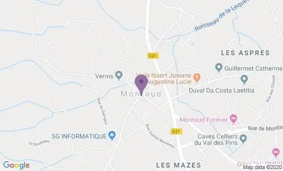 Localisation Dubus Nicolas