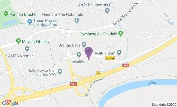 Localisation Tulloue Nicolas