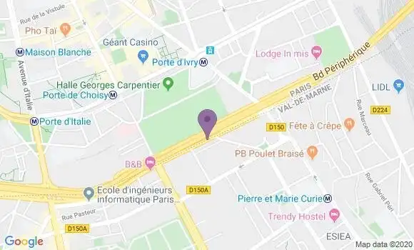 Localisation Loureiro Adeline