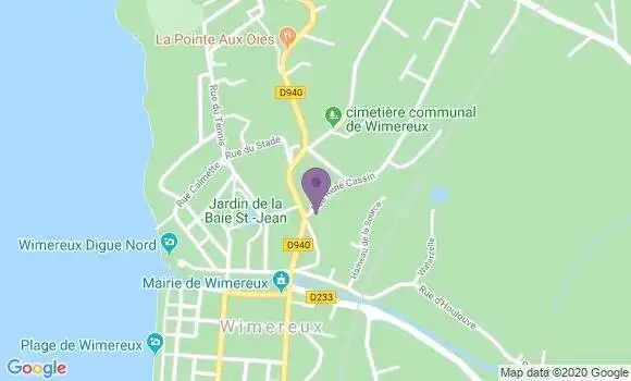 Localisation Benard Eve
