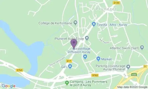Localisation Pressouyre Jonathan