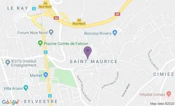 Localisation Bompard Mireille