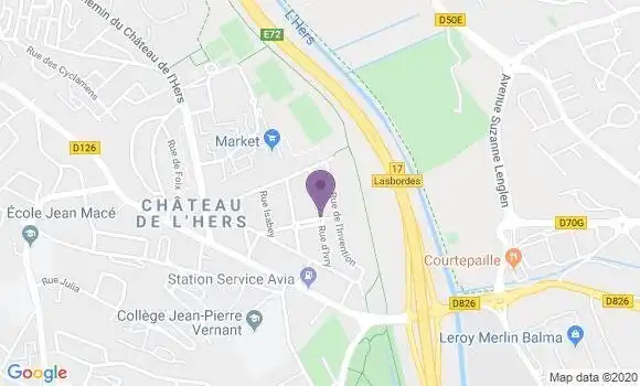 Localisation Benichou Bruno