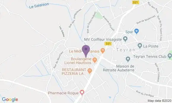 Localisation Regnes Nicolas