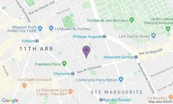 Localisation Naudot Marie Charlotte