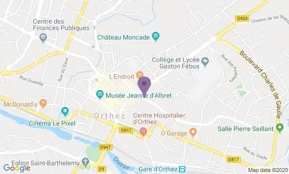 Localisation Moulia Jean Claude