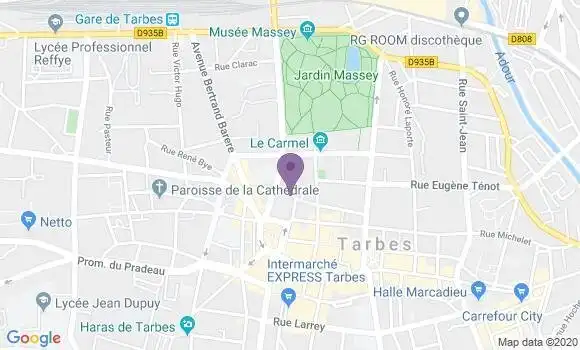 Localisation Samblancat Eric