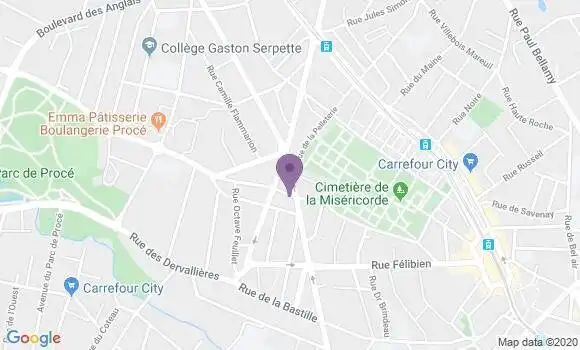 Localisation Berthome Bruno