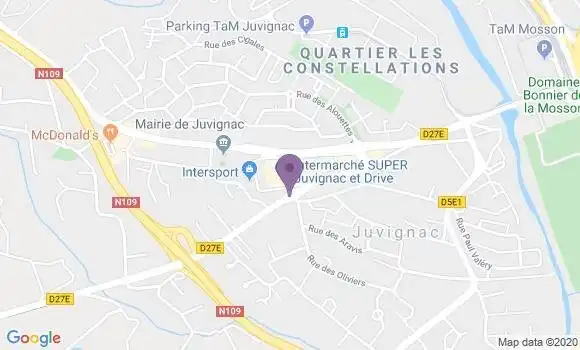 Localisation Egrefeuille Carole