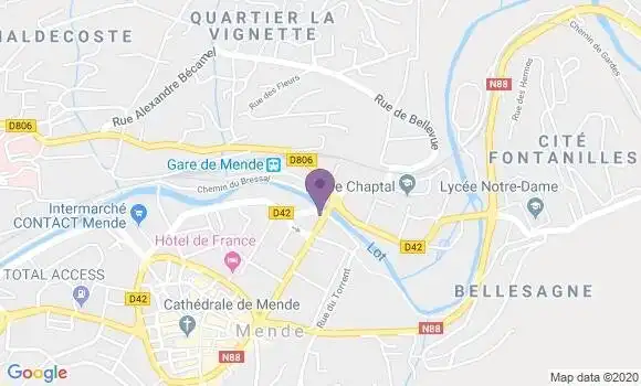 Localisation Delmas Jarrousse Anne