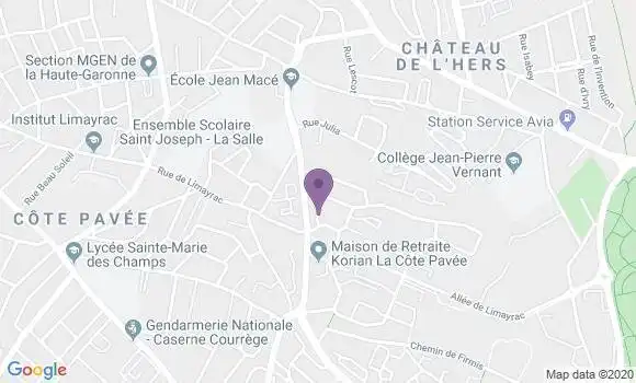 Localisation Brassat Thomas
