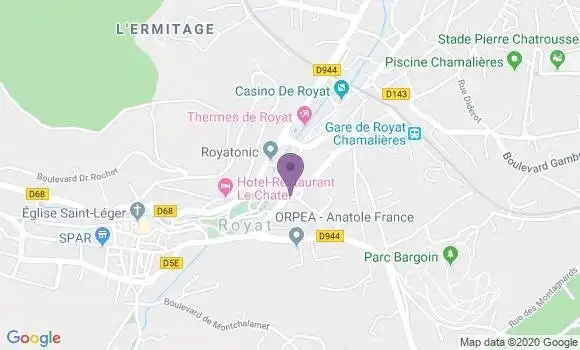 Localisation Franck Hugo