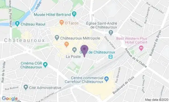 Localisation Poulain Bernard