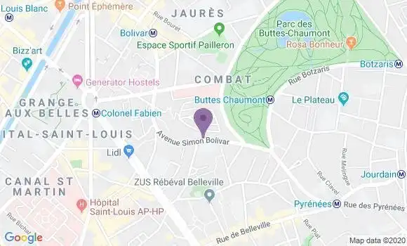 Localisation Moos Jonathan