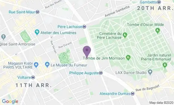 Localisation Vidal Nicolas