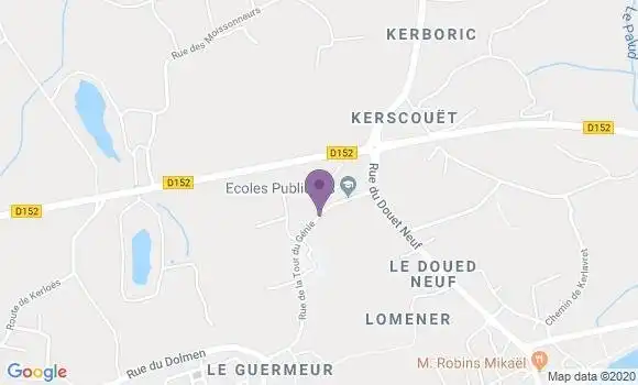 Localisation Baguet Claudine
