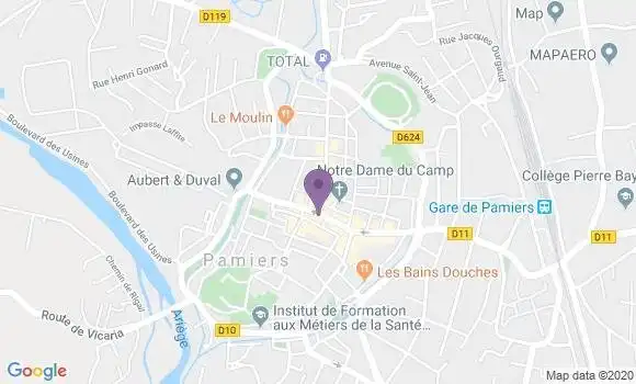 Localisation Hubert Guillaume