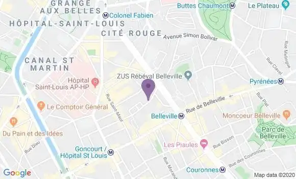 Localisation Chassagnol Antoine