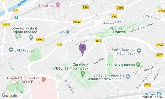 Localisation Guiliani Nathalie