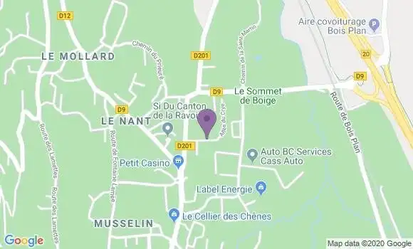 Localisation Claudel Delphine