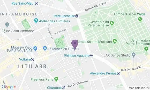 Localisation Paraiso Jenny
