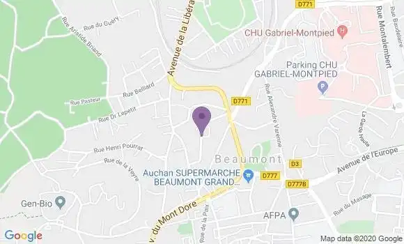 Localisation Derycke Claude
