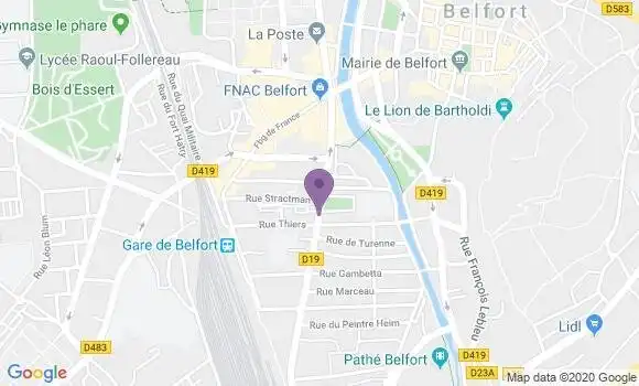 Localisation Thouviot Michel