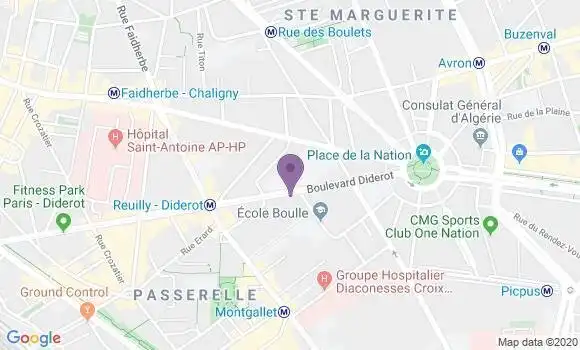Localisation Boraud Nicolas