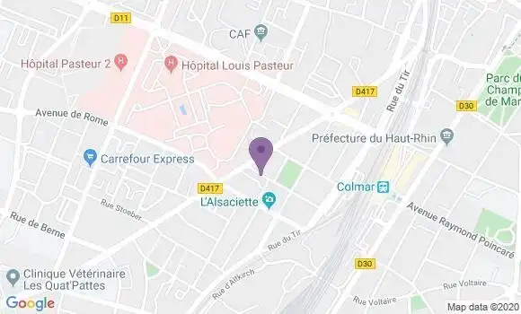 Localisation Edel Carine