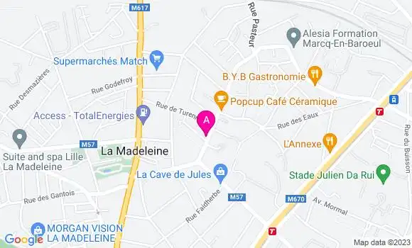 Localisation Clara Damien