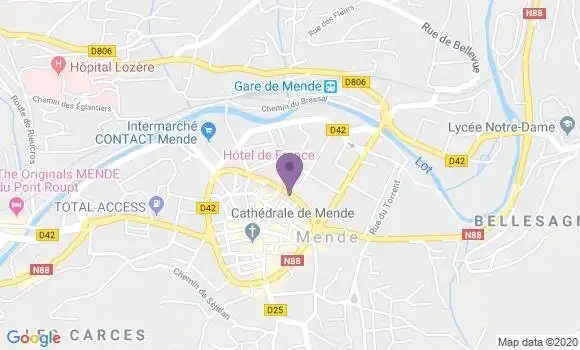 Localisation Meynier Jean Pierre