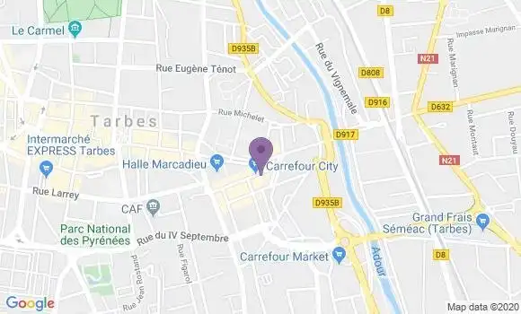 Localisation Fourcade Jacques