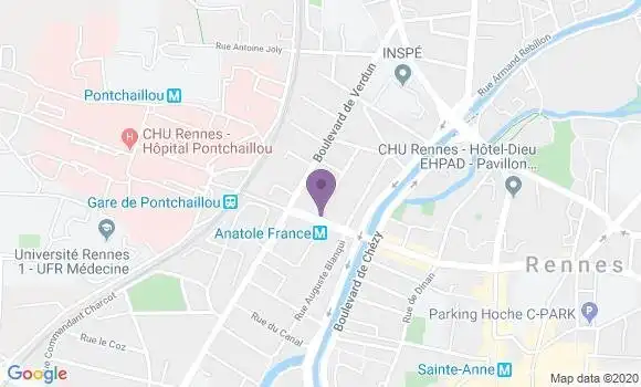 Localisation Bodenez Claire