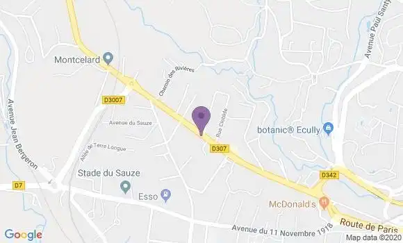 Localisation Perrodon Nugues Laure