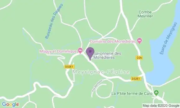 Localisation Nadalon Bousquet Isabelle