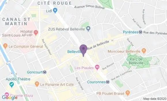Localisation Reymond Nicolas