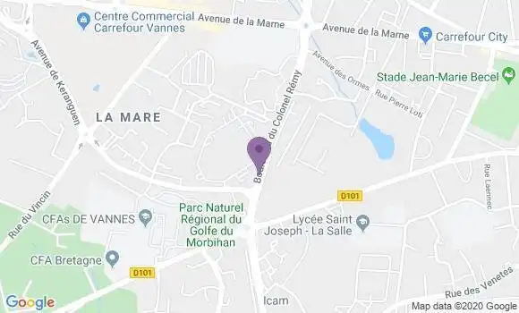 Localisation Rannou Marie