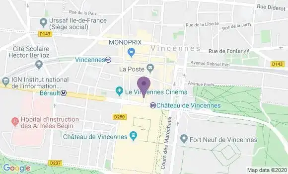Localisation Bataillard Frédéric
