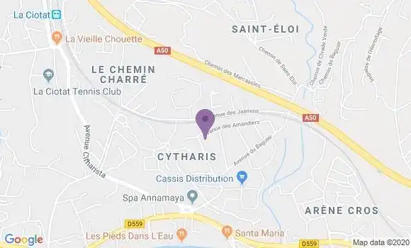 Localisation Legier Julie