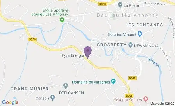 Localisation Trouillet Fabien