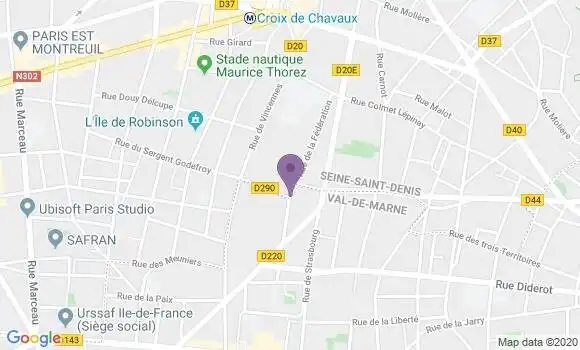 Localisation Gaudry Pauline
